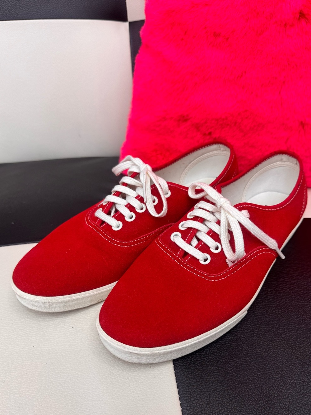 Vans Authentic lowpro in Racing Red Women’s 10 Men’s 8.5